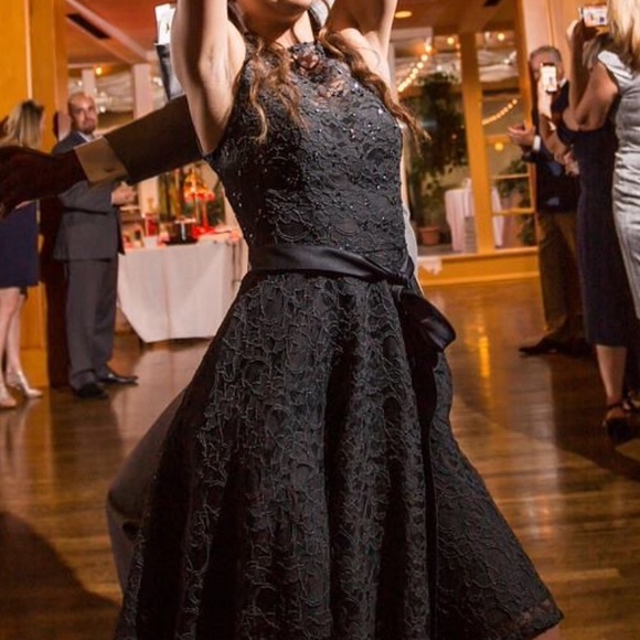 Mori Lee by Madeline Gardner Lace Dress - Picture 3 of 11